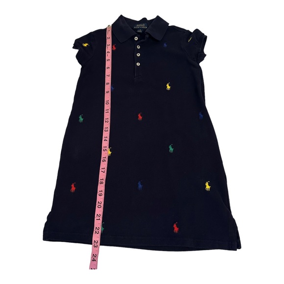 Polo Ralph Lauren | Navy Pony Logo Polo T-Shirt Dress Size 6 - Picture 11 of 11